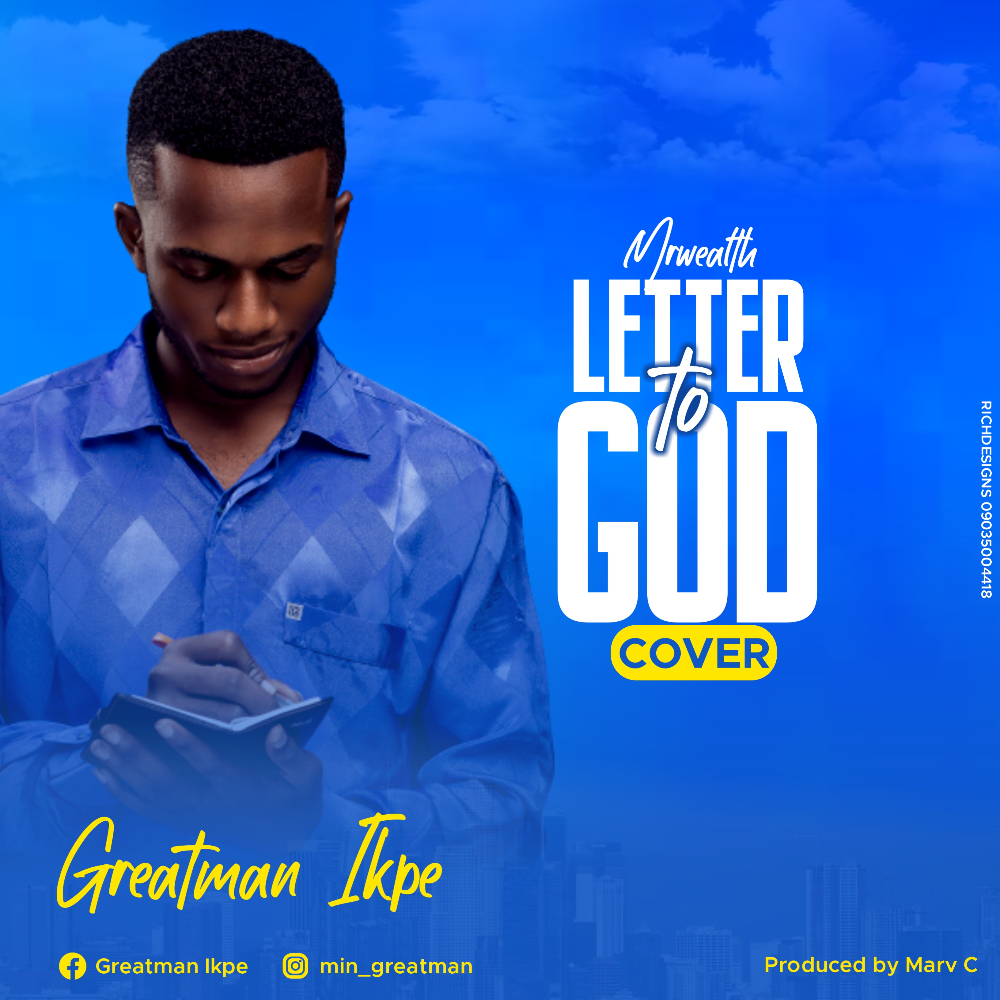 letter to God cover singerstribe